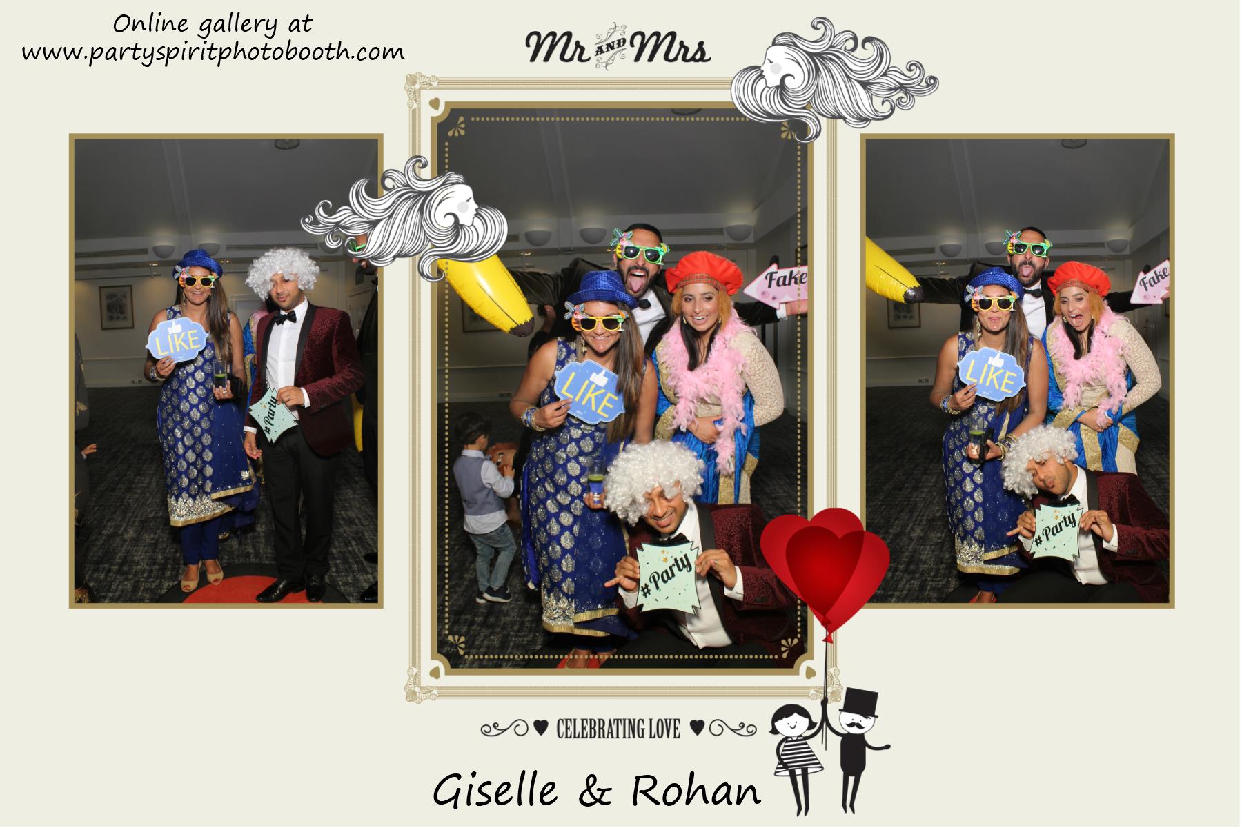 Giselle and Rohan's Wedding | View more photos from the event at gallery.partyspiritphotobooth.com/u/PartySpiritPhotoBooth/Giselle-and-Rohans-Wedding